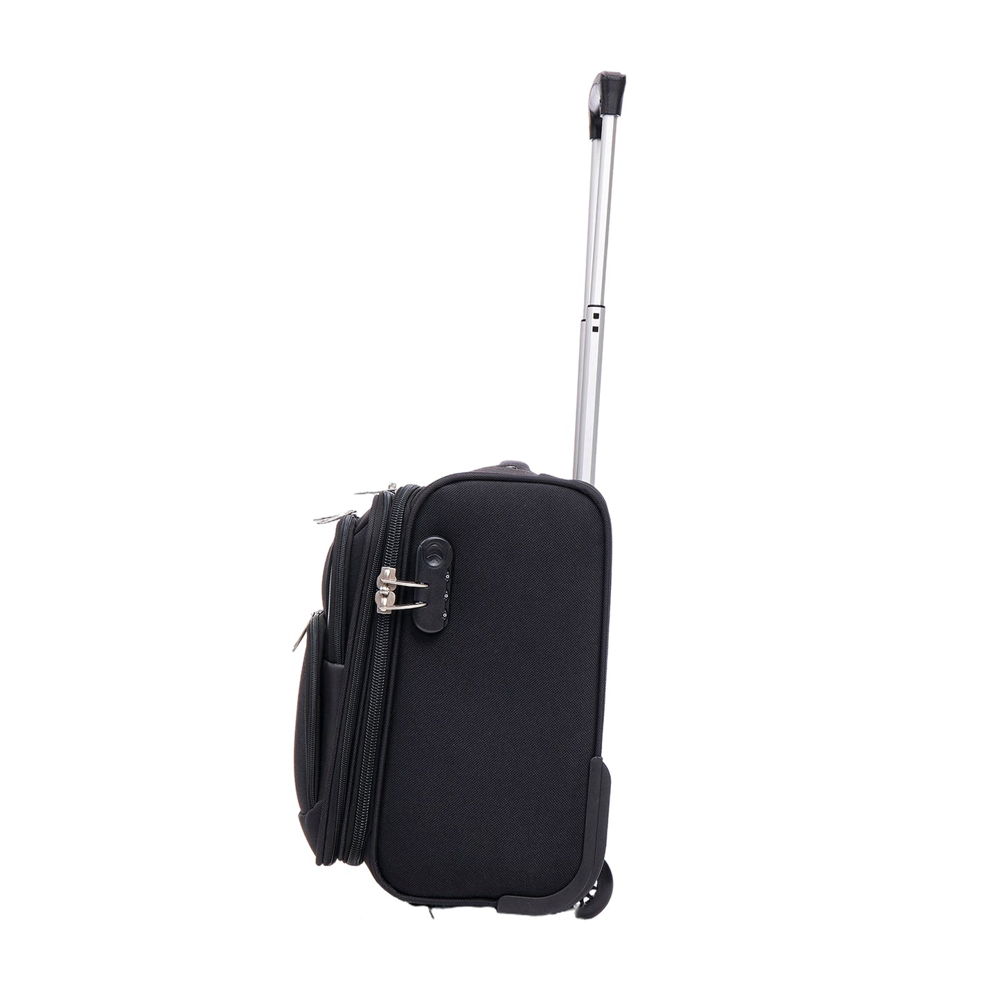 Skylark Lightweight Laptop Bag with Quick-Rolling Wheels and Easy-Access Front Pocket - fits Laptops up to 16 inch (40 cm), Black (BT200)