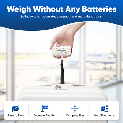 Skylark Battery-Free Digital Luggage Scale for Suitcase Weight Measurement
