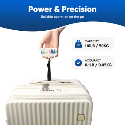 Skylark Battery-Free Digital Luggage Scale for Suitcase Weight Measurement